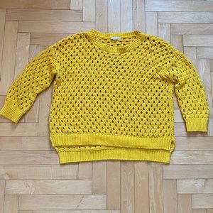 CLUB MONACO SWEATER WITH OPEN WEAVE DESIGN